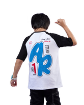 White & Black AR Graphic Boys T-Shirt